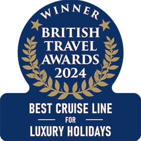 Winner British Travel Awards 2024 Best Cruise Line for Luxury Holidays